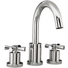 Mirml3rt Mirabelle Polished Chrome Milazzo Deck Mounted Roman Tub Faucet Trim