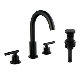 Bfsmdhd10y02b Miscool Miscall Bathroom Faucet 8 Ana Widespread Double-handle High-arc Matte Black