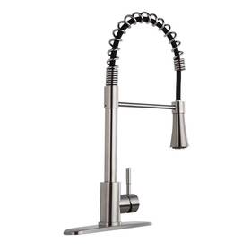 Famshd10e0675bn Miscool Abliy Single Handle Standard Kitchen Faucet In Brushed Nickel