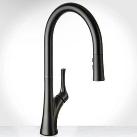 Mno171lfb Miseno Bella Pull-down Kitchen Faucet - Matte Black -new- Open Box
