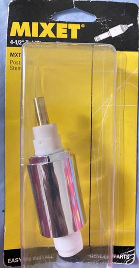Post-1968 Mixet Brasscraft Mxt07 Sld1350 4.5inch Hot Cold Post 1968 Stem With Retainer