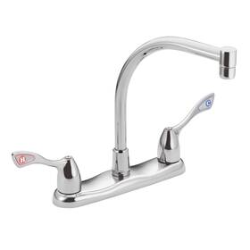 8799 Moen 026508013779 Commercial Two-handle M-bition Kitchen Faucet Chrome