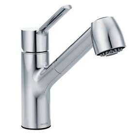 7585c Moen 026508270318 Method One-handle Pullout Modern Kitchen Faucet With Power Clean Used
