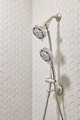 Moen 026508277454 Spot Resist Brushed 4.5 Inch Diameter Spray With Handshower Showerhead