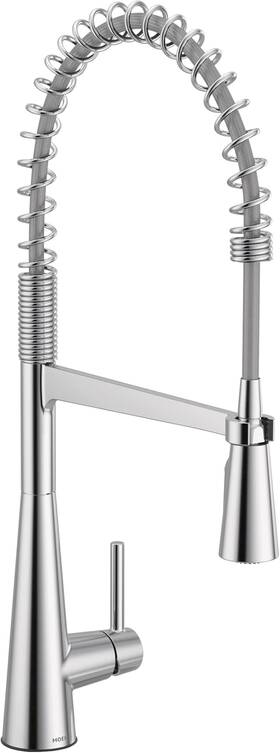 5925 Moen 026508315316 Sleek One-handle Pulldown Kitchen Faucet Chrome Modern Design High