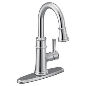 6260 Moen 026508337530 Belfield One-handle Pulldown Bar Faucet With Power Clean Featuring