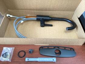 5882bl Moen 026508351932 New Genta Lx Matte Black One-handle High Arc Bar Faucet B37