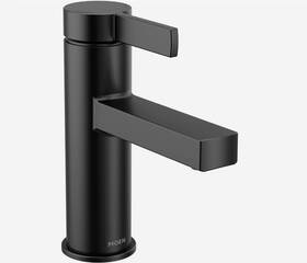 84774bl Moen 026508374870 Beric Matte Black One-handle Single Hole Bathroom Faucet