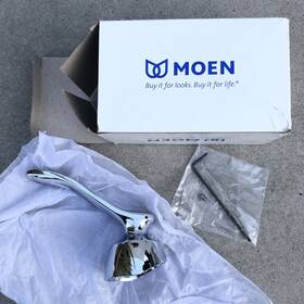100833 Moen Chrome Lever Handle Kit Kitchen Faucet Replacement New