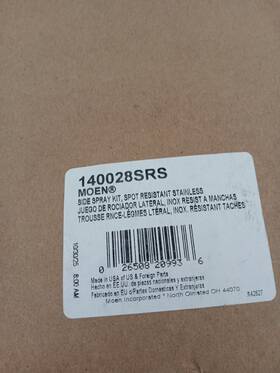 140028srs Moen Side Spray Kit Spot Resist Stainless Silver Kitchen Sink Usa New