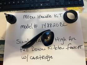 148820bl Moen Faucet Handle # Matte Black Oem Part 1255 Cartridge