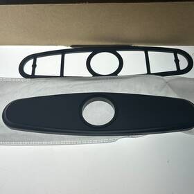 157328bl Moen Escutcheon And Gasket Kit Matte Black For Kitchen Faucets