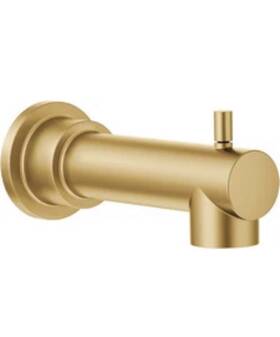 172656bg Moen Align 1/2-inch Slip Fit Connection Diverter Tub Spout Brushed Gold