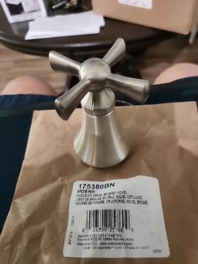 175380bn Moen 17530bn Cross Handle Brushed Nickel