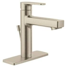 40051bn Moen Cleveland Slate Brushed Nickel One-handle Low Arc Bathroom Faucet