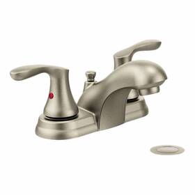 Cfg40225bn Moen 40225bn Cornerstone Two Handle Centerset Bathroom Sink Faucet In Brushed