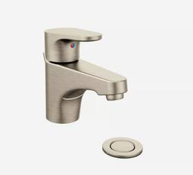 46100bn Moen Edgestone Brushed Nickel 1-handle Lavatory Faucet