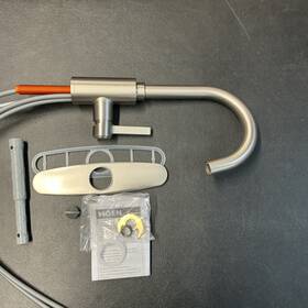 5882srs Moen New Genta Lx Single-handle Bar Faucet In Spot Resist Stainless B189