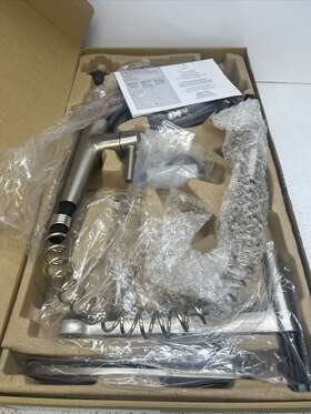 5925srs Moen Sleek Single Hole Pre-rinse Pull Down Kitchen Faucet Stainless