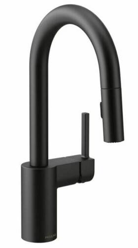 5965bl Moen Brand New Align Kitchen Faucet - Black