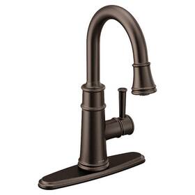 6260orb Moen Belfield Oil Rubbed Bronze One-handle High Arc Pulldown Bar Faucet