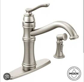 7245srs Moen Belfield One-handle Kitchen Faucet Side Sprayer - Stainless