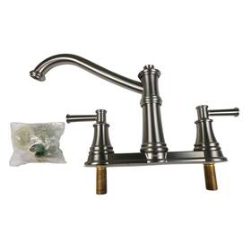 7250srs Moen Belfield Two Handle High Arc Kitchen Faucet - Spot Resist Stainless