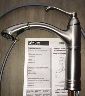 7295srs Moen Brantford Pull-out Sprayer Kitchen Faucet In Spot Resist Stainless