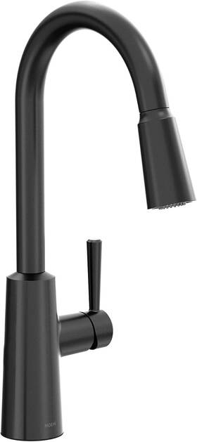 7402bl Moen Riley Spot Resist Stainless One-handle Pulldown Kitchen Faucet