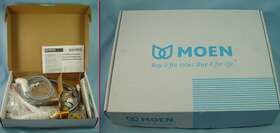 Moen 7430w New Chateau Single Handle Kitchen Faucet With Side Sprayer - Glacier