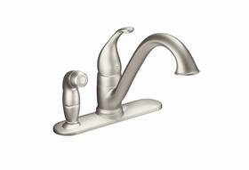 Moen 7835srs Camerist Spot Resist Chrome One Handle Low Arc Kitchen Faucet
