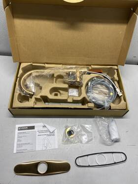 7864bg Moen Sleek Kitchen Faucet With Pulldown Spray - Brushed Gold