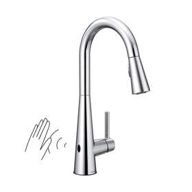 7864ewc Moen Sleek Chrome Motionsense Wave Sensor Touchless One-handle Lightly Used 964