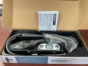 84136bl Moen New Graeden 1-handle Bathroom Faucet Matte Black With Drain B25