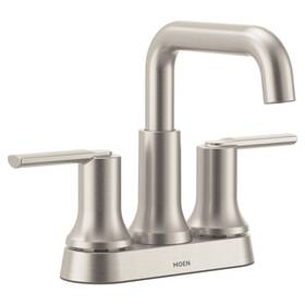84141srn Moen Zyla 2 Handle High Arc Bathroom Faucet Spot Resist Brushed Nickel