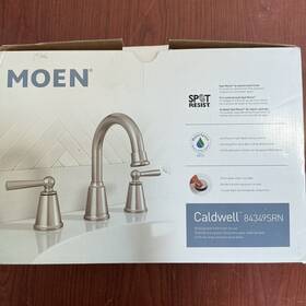 Moen 84349srn New Widespread 2-handle Watersense High-arc Spot Resist B306