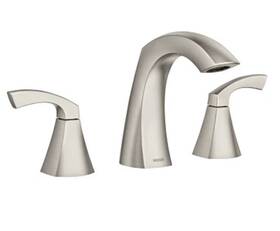 84504srn Moen Lindor Brushed Nickel Widespread Bathroom Sink Faucet
