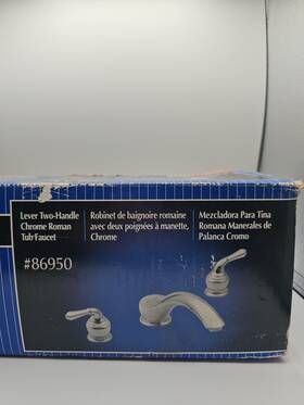 86950e Moen 86950 Monticello Roman Bathtub Faucet In Chrome With Valve - New Open Box