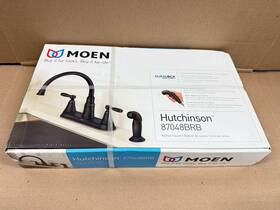 87048brb Moen Hutchinson Kitchen Faucet Mediterranean Bronze