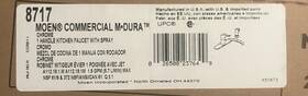 8717 Moen Commercial M-dura Single-mount Kitchen Faucet Read