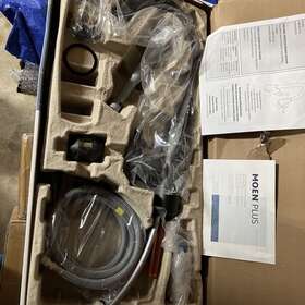 87270bl Moen Meena Matte Black One-handle High Arc Pulldown Kitchen Faucet
