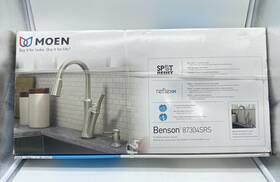 87304srs Moen Kitchen Faucet Pull Down Benson Nib Stainless Finish