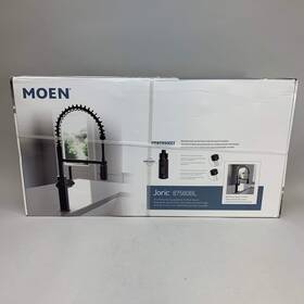 87580bl Moen New Joric Pre-rinse Spring Pulldown Kitchen Faucet