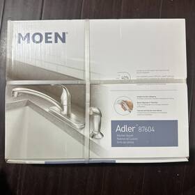 87604 Moen Adler Chrome 1-handle Kitchen Faucet