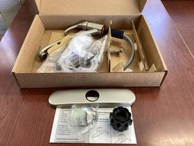 87604srs Moen New Adler Low-arc Kitchen Faucet Stainless With Side Spray B28