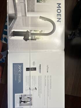 87627bl Moen Haelyn Kitchen Faucet Matte Black 1-handle Pulldown Sprayer