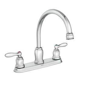 87859 Moen Caldwell Two-handle Low Arc Kitchen Faucet