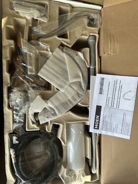 87886bzg Moen Nolia Bronzed Gold One-handle Pre-rinse Spring Kitchen Faucet
