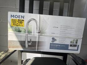 87912 Moen Georgene 1-handle Pull-down Kitchen Faucet - Chrome