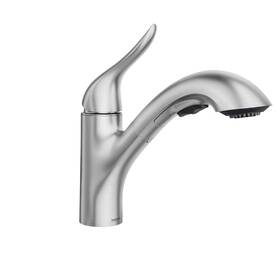 87931srs Moen Koa Stainless Single Handle Pull Out Spray Kitchen Faucet